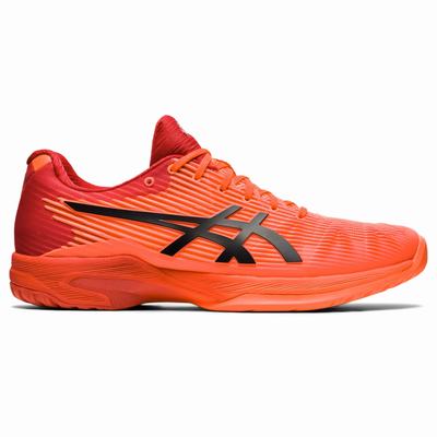 Asics Solution Speed FF Tokyo - Miesten Tenniskengät - Oranssi Punainen/Mustat